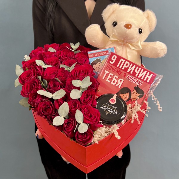 Коробка Сердце - Нежные Объятия