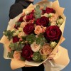 Авторский Букет с розами Вдохновение