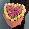 Коробка Сердце из Нежных Роз