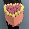 Коробка Сердце из Нежных Роз