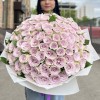 101 сиреневая роза 40 см