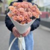 5 персиковых кустовых хризантем Салмон