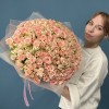 101 кустовая персиковая роза Свит Сара 40 см