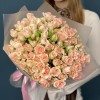 35 кустовых персиковых роз Свит Сара 40 см
