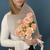 5 кустовых персиковых роз Свит Сара 40 см