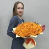 101 роза Солнечный букет