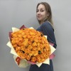 101 роза Солнечный букет