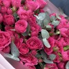 15 пионовидных кустовых роз Пинк Деменшен
