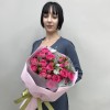 5 пионовидных кустовых роз Пинк Деменшен
