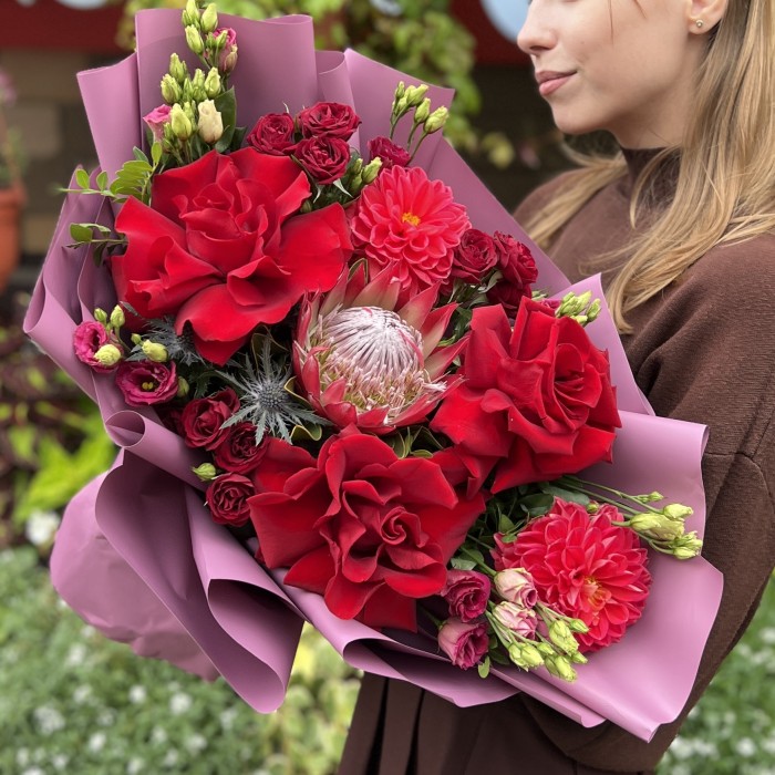 Авторский букет Очарование Роз