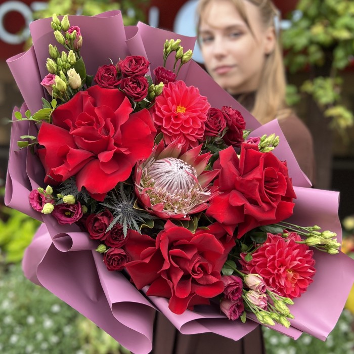 Авторский букет Очарование Роз