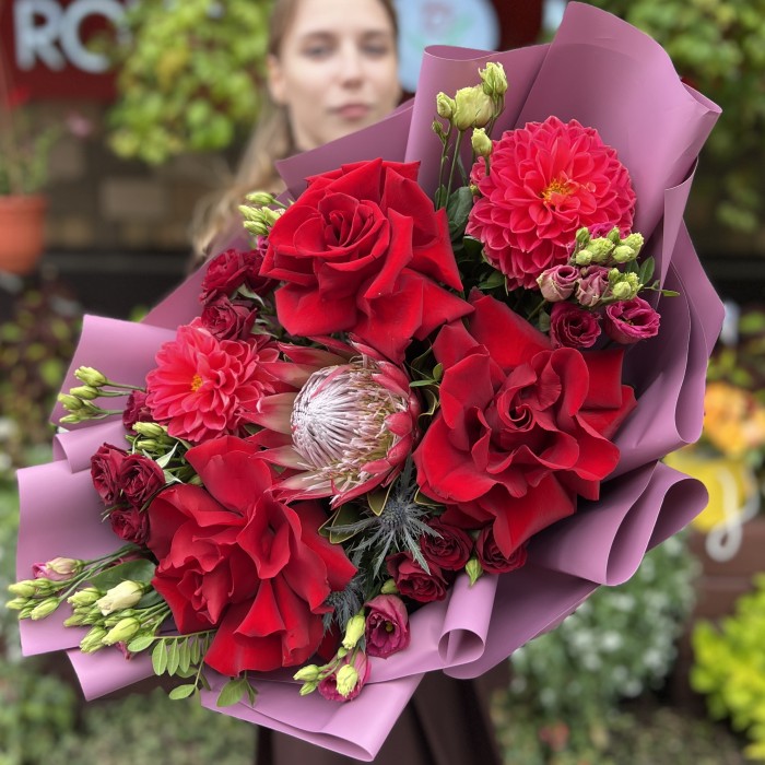 Авторский букет Очарование Роз