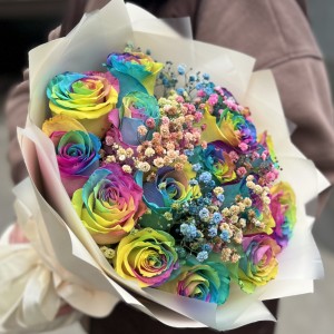 Радужный букет на день рождения дочке