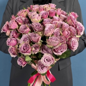 Кустовая роза Перпл скай 40 см