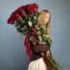 41 красная роза 130 см