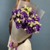 7 махровых фиолетовых эустом