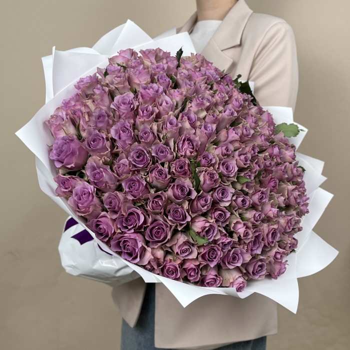 151 сиреневая роза Найтингейл 40 см