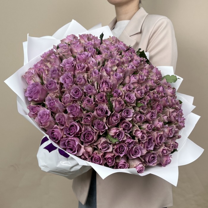 151 сиреневая роза Найтингейл 40 см