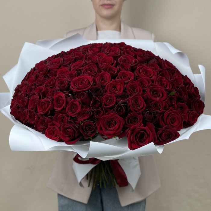 151 красная Роза ред Наоми 50 см