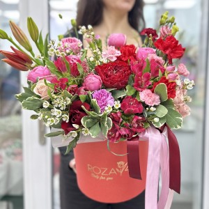 Букет дня в коробке мелодия любви