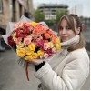 35 кустовых роз MIX