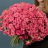 101 нежная кустовая роза Натали 40 см