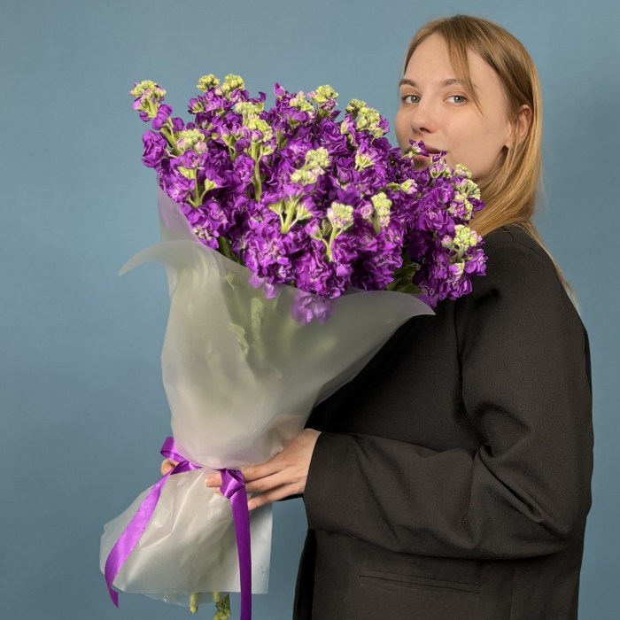 25 ароматных фиолетовых маттиол