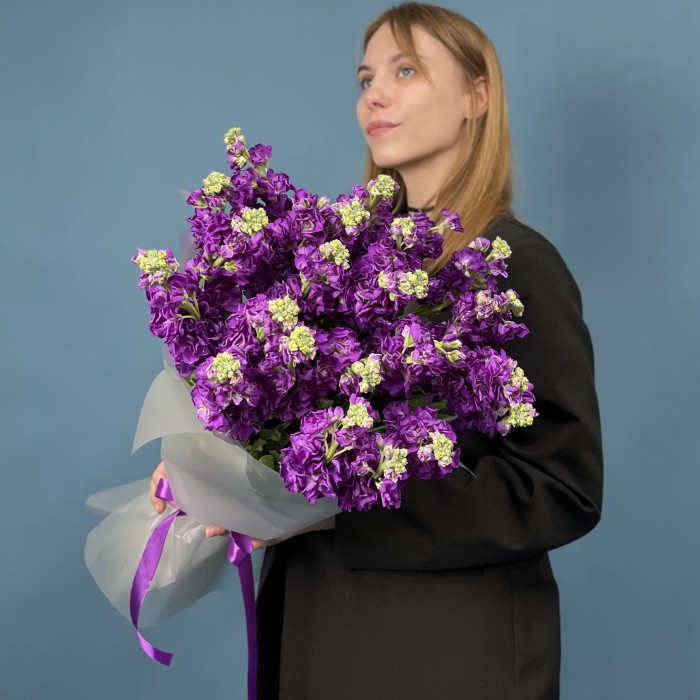 25 ароматных фиолетовых маттиол