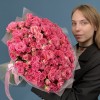51 нежная кустовая роза Натали 40 см
