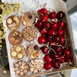 Коллеты из молочного шоколада с черешней