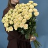 15 кустовых роз Тринити 80 см