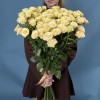 15 кустовых роз Тринити 80 см