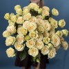 9 кустовых роз Тринити 80 см