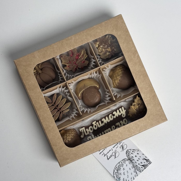 Молочный шоколад осень Любимому учителю