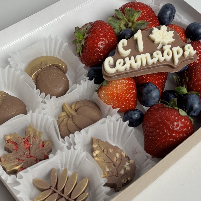 Набор шоколада и ягод осень на 1 сентября