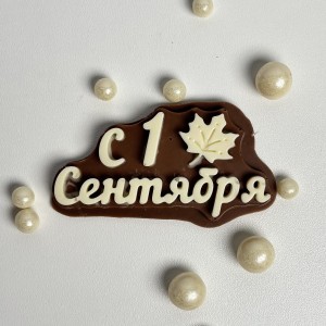Шоколадный топпер  С 1 сентября Шоколадный топпер  С 1 сентября