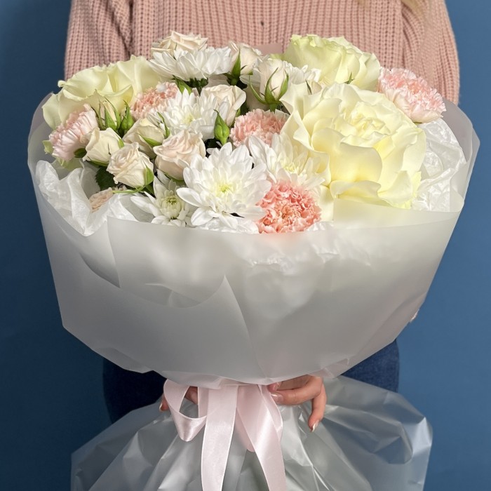 Букет для мамы с французской розой