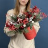 Новогодняя композиция Красный Блеск