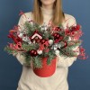 Новогодняя композиция Красный Блеск