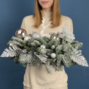 Настольная новогодняя композиция Сияние праздника