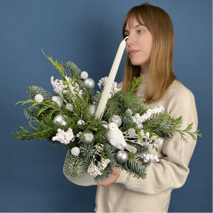 Новогодняя композиция Снежная Симфония