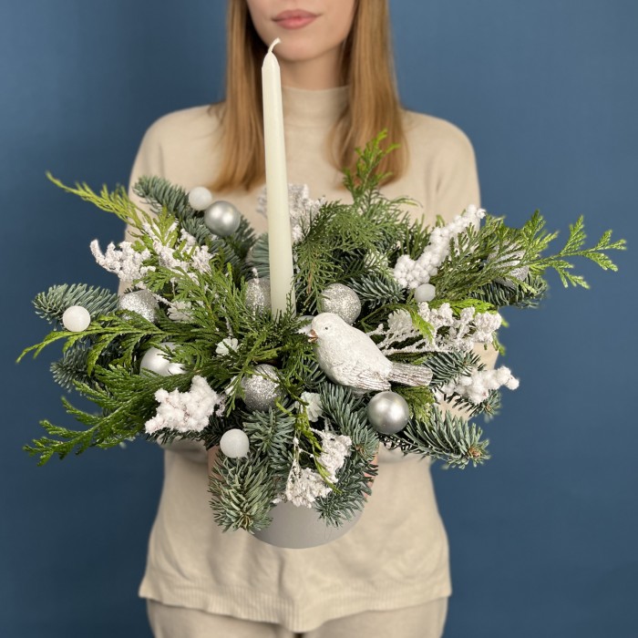 Новогодняя композиция Снежная Симфония