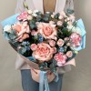 Букет с нежными французскими розами