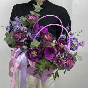 Букет дня в коробке Весеннее вдохновение