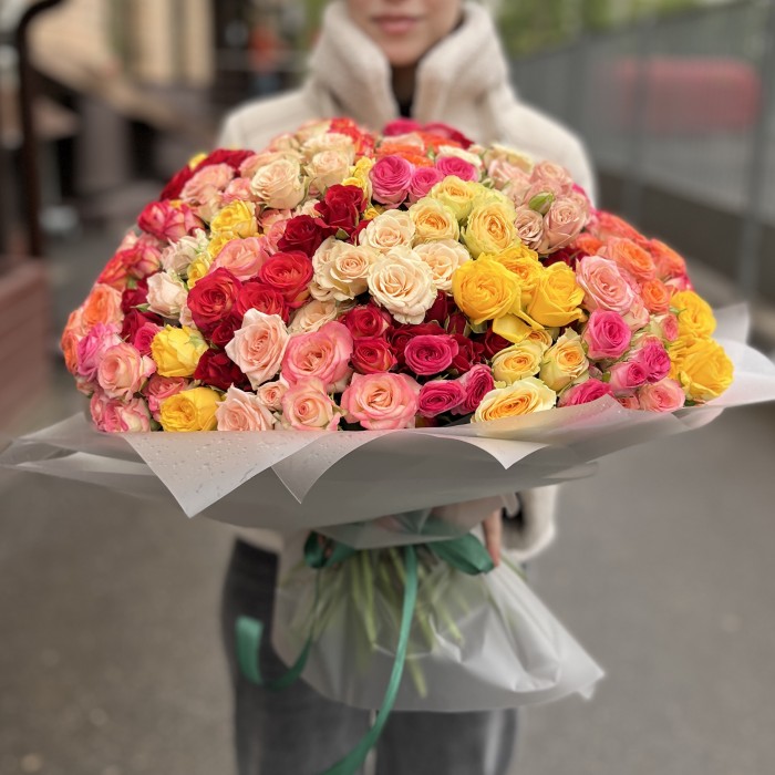 101 кустовая Роза MIX