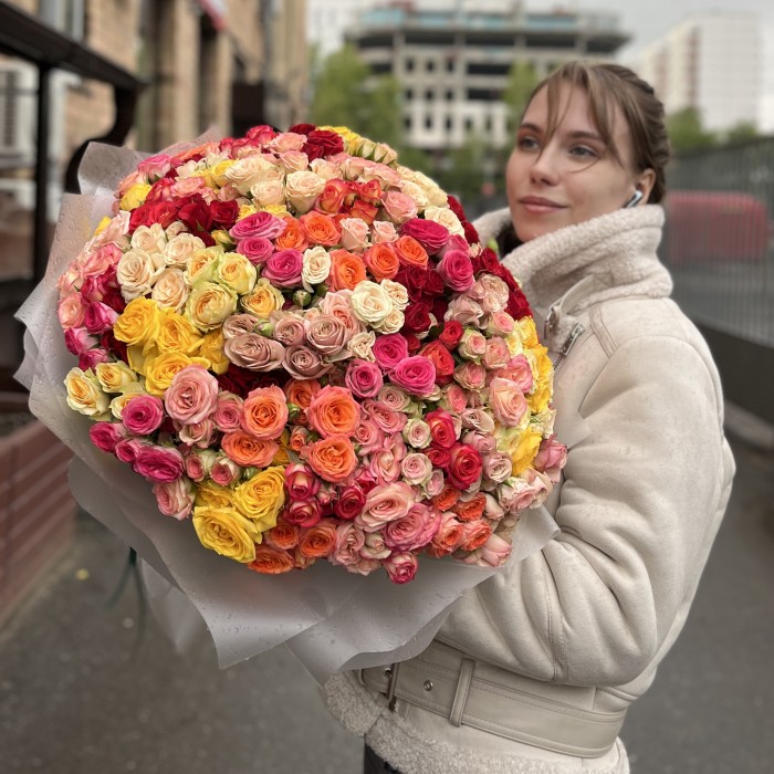 101 кустовая Роза MIX