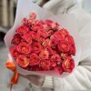 11 кустовых оранжево-жёлтых роз Саммер Дэнс