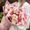 35 кустовых роз нежный MIX
