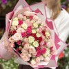 35 кустовых роз нежный MIX