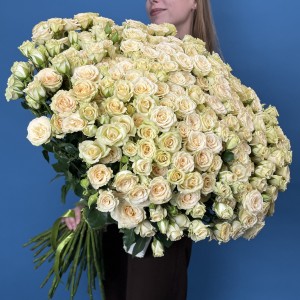 51 кустовая Роза Тринити 80 см